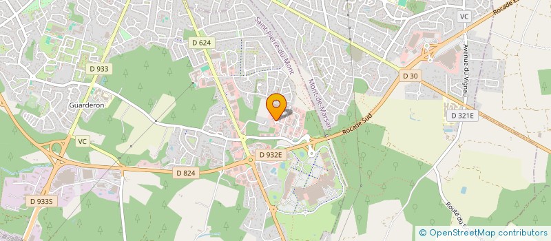 localisation de l'entreprise LIGUE DE L ENSEIGNEMENT DES LANDES à SAINT-PIERRE-DU-MONT