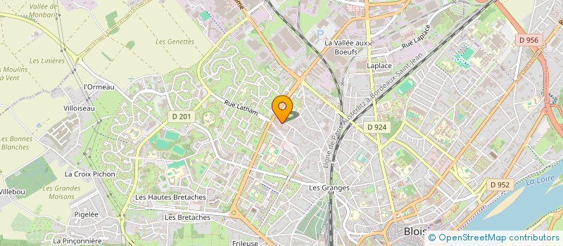 localisation de l'entreprise LIGUE DE L'ENSEIGNEMENT DU LOIR ET CHER à BLOIS