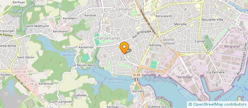 localisation de l'entreprise LIGUE DE L'ENSEIGNEMENT DU MORBIHAN à LORIENT