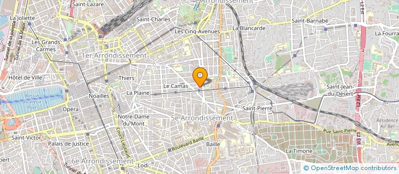 localisation de l'entreprise LIGUE DE L ENSEIGNEMENT - FAIL 13 à MARSEILLE