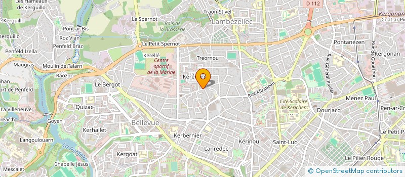 localisation de l'entreprise LIGUE DE L ENSEIGNEMENT FOL 29 à BREST