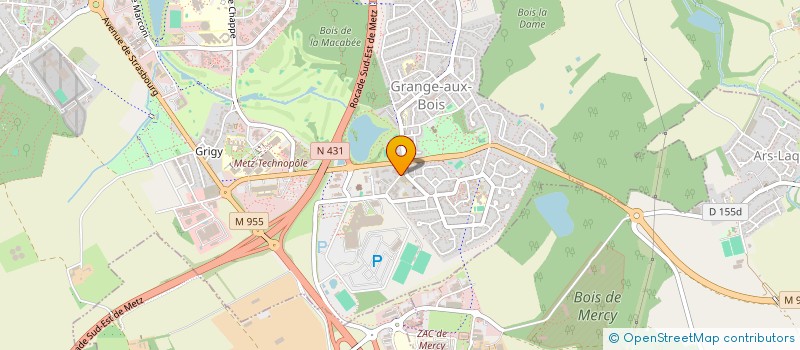 localisation de l'entreprise LIGUE DE L'ENSEIGNEMENT - FOL MOSELLE  METZ