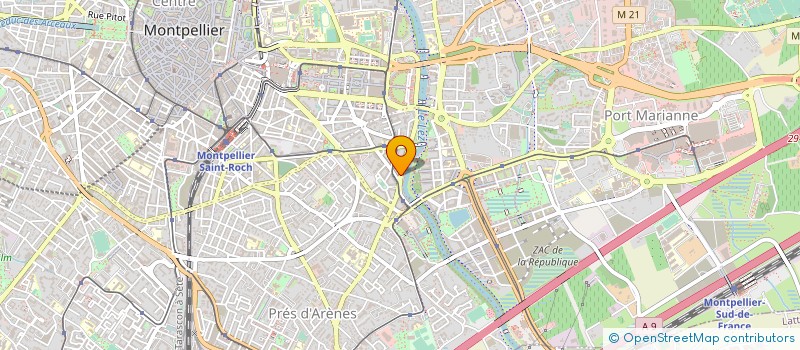 localisation de l'entreprise LIGUE DE L ENSEIGNEMENT HERAULT à MONTPELLIER