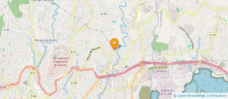 localisation de l'entreprise LIGUE DE LA MARTINIQUE DU JEU DE DAMES  FORT-DE-FRANCE