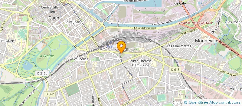 localisation de l'entreprise LIGUE DE NORMANDIE DE JUDO JUJITSU KENDO ET DISCIPLINES ASSOCIEES  HEROUVILLE-SAINT-CLAIR