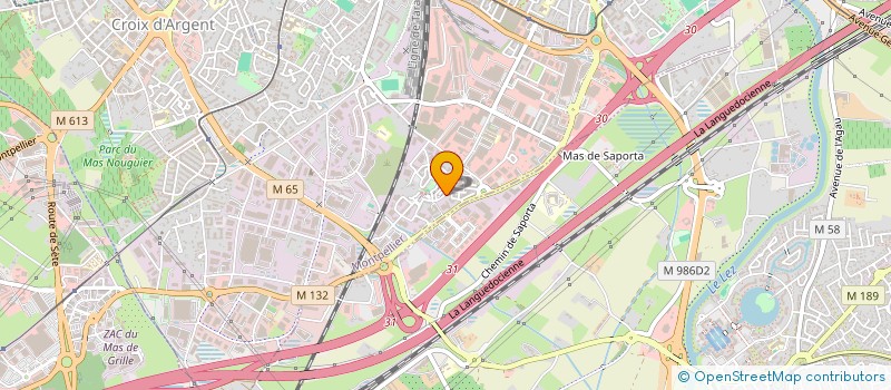 localisation de l'entreprise LIGUE DE PARACHUTISME SPORTIF LANGUE ROU  MONTPELLIER