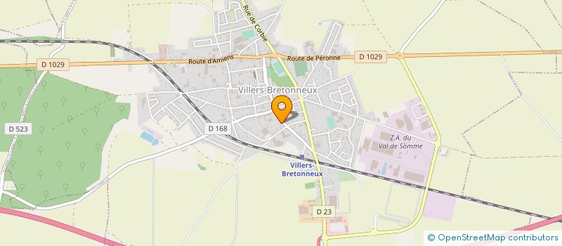 localisation de l'entreprise LIGUE DE PICARDIE DE ROLLER SKATING à VILLERS-BRETONNEUX