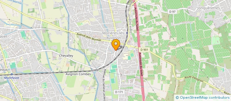 localisation de l'entreprise LIGUE DE PROVENCE D'ECHECS  MORIERES-LES-AVIGNON