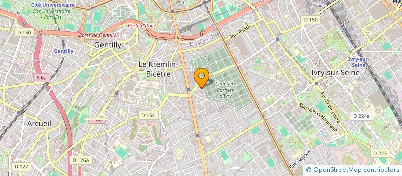 localisation de l'entreprise LIGUE DE SHOGI D'ILE DE FRANCE (LSIDF)  LE KREMLIN-BICETRE