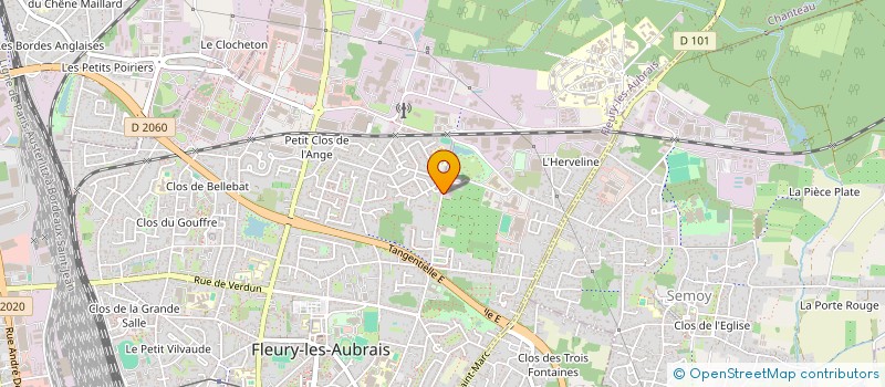 localisation de l'entreprise LIGUE DE TIR DU CENTRE  FLEURY-LES-AUBRAIS