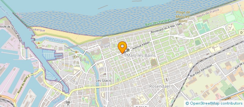 localisation de l'entreprise LIGUE DE TRIATHLON NORD PAS DE CALAIS à DUNKERQUE