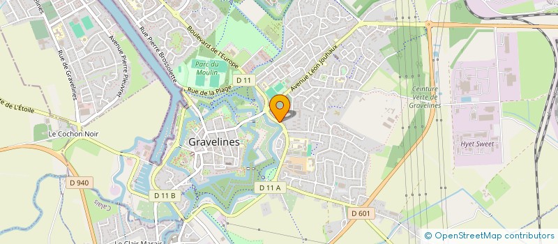 localisation de l'entreprise LIGUE DE TRIATHLON NORD PAS DE CALAIS à GRAVELINES