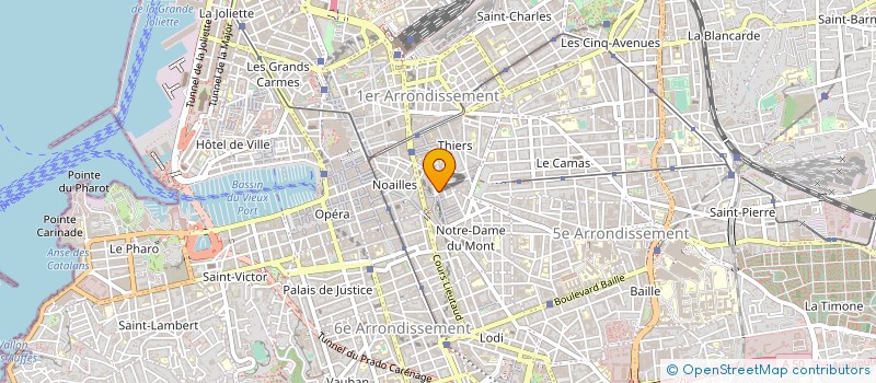 localisation de l'entreprise LIGUE DES DROITS DE L'HOMME  MARSEILLE