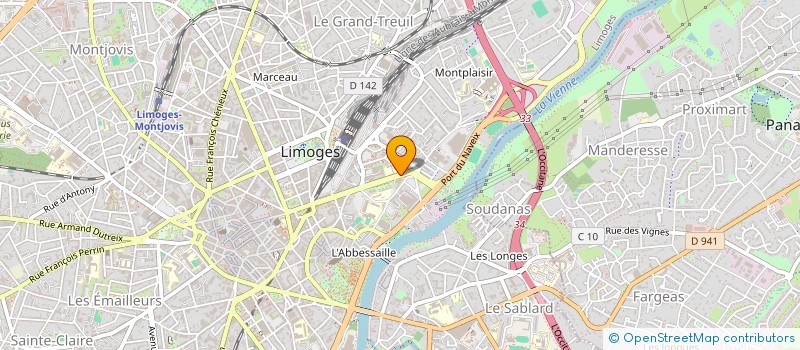 localisation de l'entreprise LIGUE DES ECHECS DU LIMOUSIN à LIMOGES