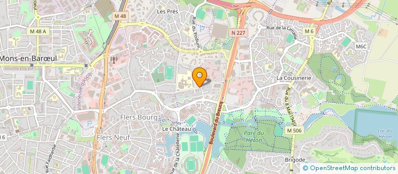 localisation de l'entreprise LIGUE DES HAUTS DE FRANCE BASEBALL SOFTBALL CRICKET  VILLENEUVE-D'ASCQ