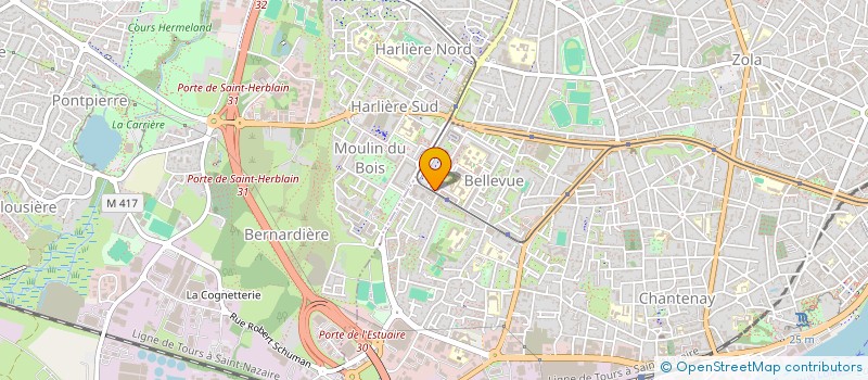 localisation de l'entreprise LIGUE DES PAYS DE LA LOIRE DE TRIATHLON à NANTES