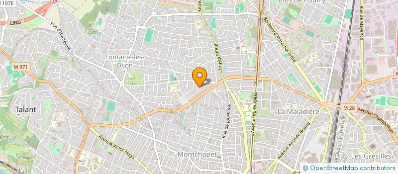 localisation de l'entreprise LIGUE DES PROMOTEURS ET DEFENSEURS DES DROITS DU JUSTICIABLE & DES VICTIMES DE DISFONCTIONNEMENTS JUDICIAIRES  FONTAINE-LES-DIJON