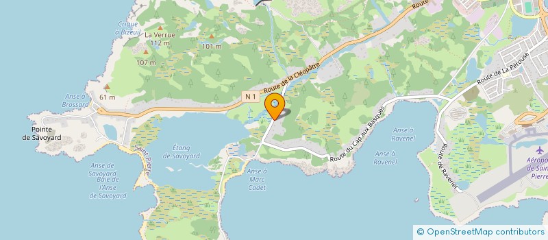 localisation de l'entreprise LIGUE DES SPORTS DE GLACE DE SAINT PIERRE ET MIQUELON à SAINT PIERRE
