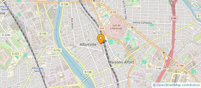localisation de l'entreprise LIGUE DEVELOPPEMENT FORMATION à ALFORTVILLE