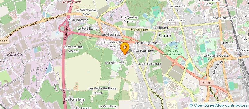 localisation de l'entreprise LIGUE DU CENTRE DE BASKET BALL à SARAN