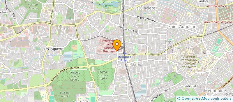 localisation de l'entreprise LIGUE FCD NOUVELLE-AQUITAINE à MERIGNAC