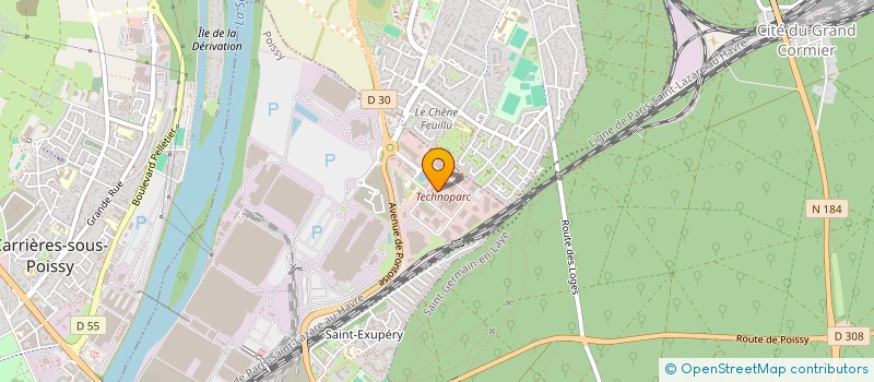 localisation de l'entreprise LIGUE FLYING DISC ILE DE FRANCE  POISSY