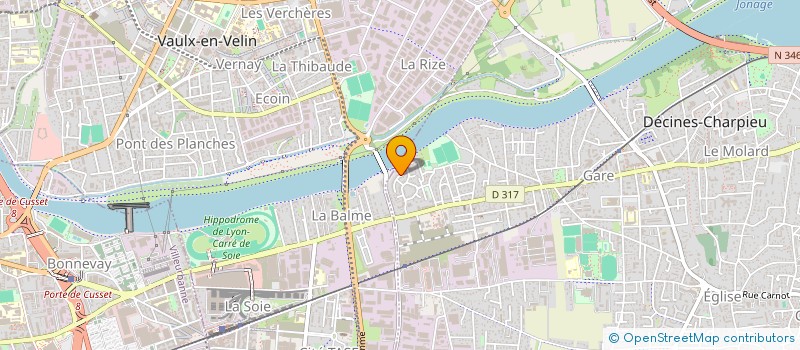 localisation de l'entreprise LIGUE FRANCAISE DE BEYBLADE X  DECINES-CHARPIEU