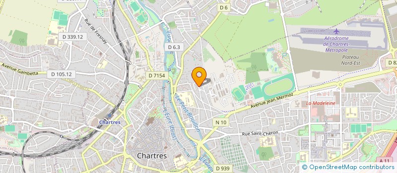 localisation de l'entreprise LIGUE FRANCAISE DE TENNIS DE TABLE à CHARTRES