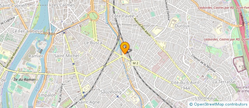 localisation de l'entreprise LIGUE FRATERNELLE DES ARTISANS à TOULOUSE
