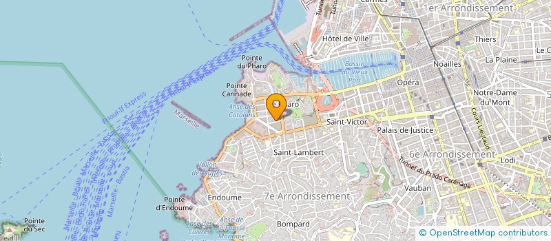 localisation de l'entreprise LIGUE FSGT SUD PROVENCE ALPES COTE D'AZUR à MARSEILLE