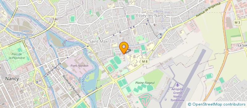 localisation de l'entreprise LIGUE GRAND EST DE SAVATE BOXE FRANCAISE ET DISCIPLINES ASSOCIEES  TOMBLAINE