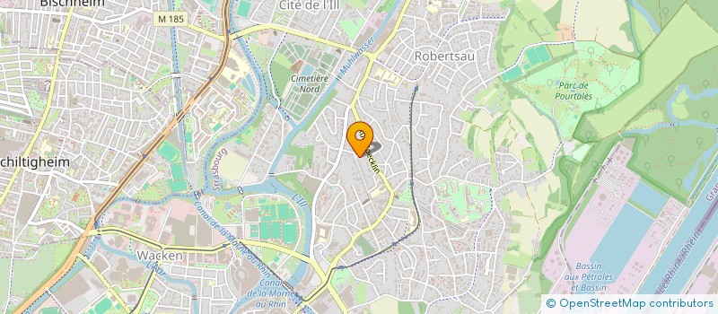 localisation de l'entreprise LIGUE GRAND EST DU SPORT ENTREPRISE à STRASBOURG