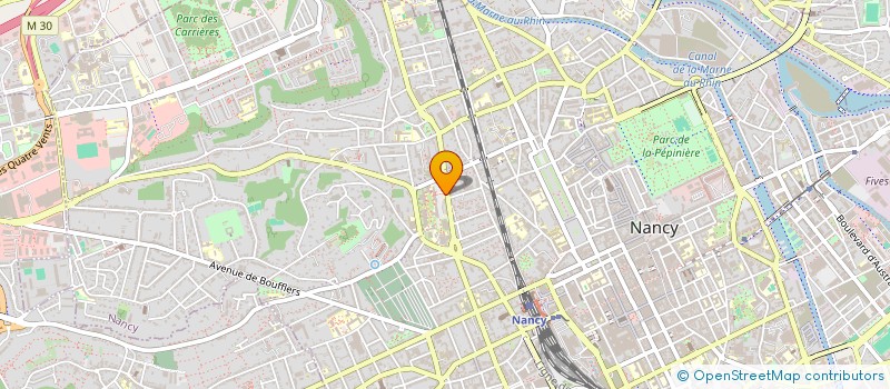 localisation de l'entreprise LIGUE GRAND EST DU SPORT UNIVERSITAIRE  NANCY