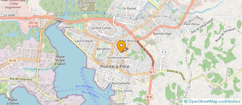localisation de l'entreprise LIGUE GUADELOPEENNE DE VOLLEY BALL à LES ABYMES