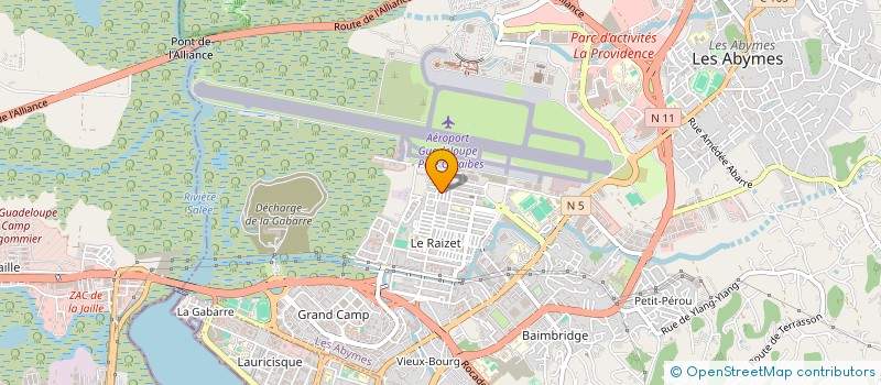 localisation de l'entreprise LIGUE GUADELOUPE FEDERATION FRANCAISE SPORTIVE DE TWIRLING BATON  LAMENTIN