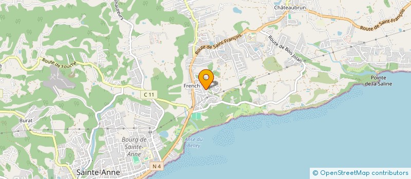 localisation de l'entreprise LIGUE GUADELOUPEENNE DE MUAY THAI à SAINTE-ANNE