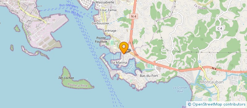 localisation de l'entreprise LIGUE GUADELOUPEENNE DE VOILE à POINTE A PITRE