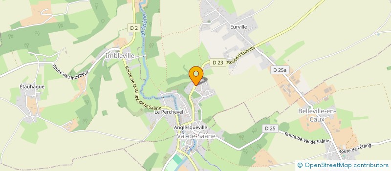 localisation de l'entreprise LIGUE HAUTE NORMANDIE VOL LIBRE  VAL-DE-SAANE