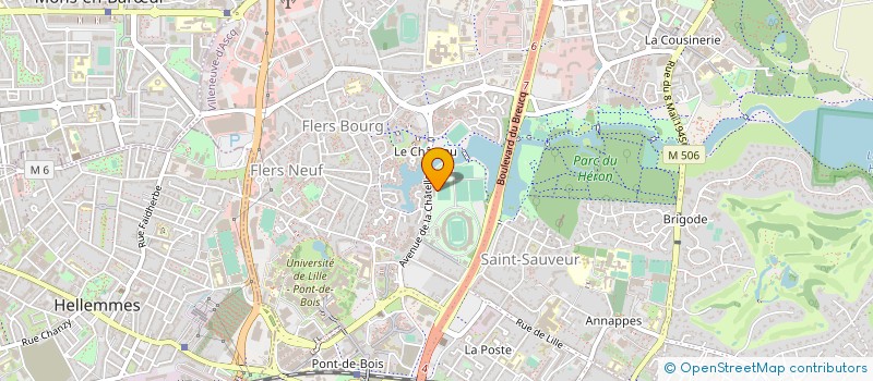 localisation de l'entreprise LIGUE HAUTS DE FRANCE ATHLETISME  VILLENEUVE-D'ASCQ
