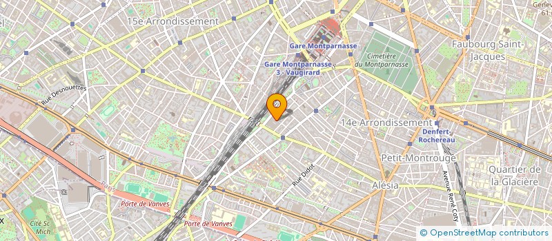 localisation de l'entreprise LIGUE ILE DE FRANCE DE FULL CONTACT  PARIS