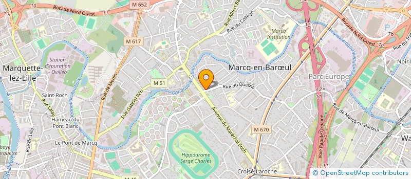 localisation de l'entreprise LIGUE IMPROVISATION DE MARCQ EN BAROEUL à MARCQ-EN-BARŒUL
