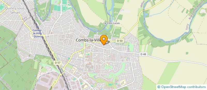 localisation de l'entreprise LIGUE INTERNATIONALE CONTRE LE RACISME ET L'ANTISEMITISME - SECTION DE SEINE ET MARNE - LICRA 77  COMBS-LA-VILLE