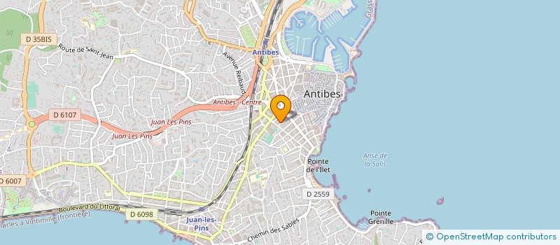 localisation de l'entreprise LIGUE INTERNATIONALE CONTRE RACISME à ANTIBES