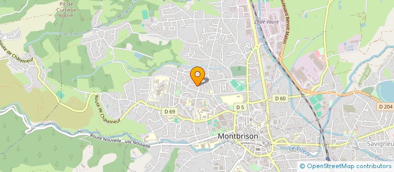 localisation de l'entreprise LIGUE INTERNATIONALE CONTRE RACISME ET L'ANTISEMITISME  MONTBRISON