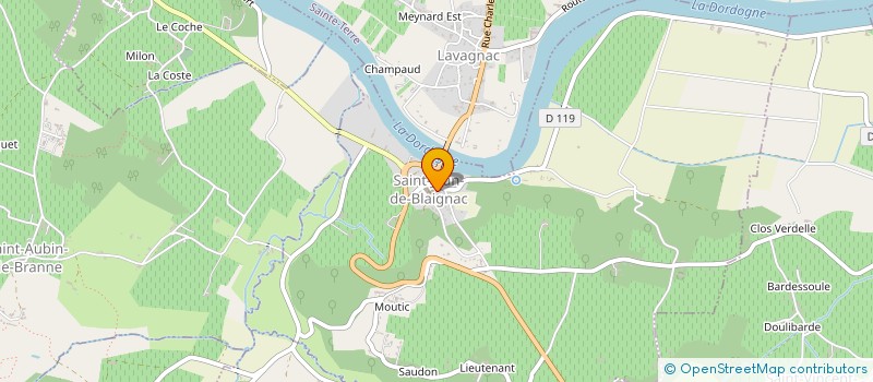 localisation de l'entreprise LIGUE L'ENSEIGN CANTON BRANNE à BRANNE