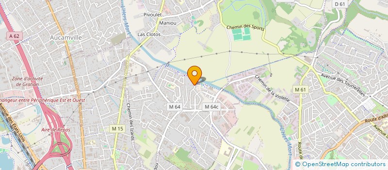 localisation de l'entreprise LIGUE MIDI PYRENEES AIKIDO  LAUNAGUET