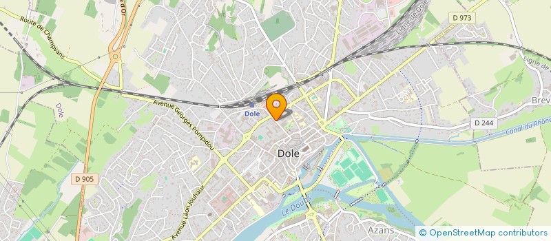 localisation de l'entreprise LIGUE MOTOCYCLISTE DE FRANCHE COMTE à DOLE