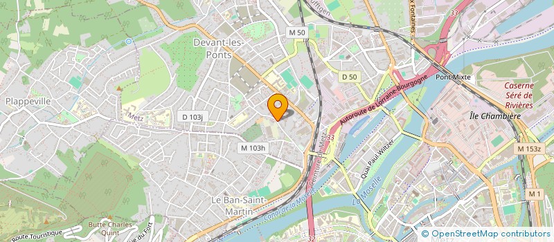 localisation de l'entreprise LIGUE NATION AIDE HANDICAPES à METZ