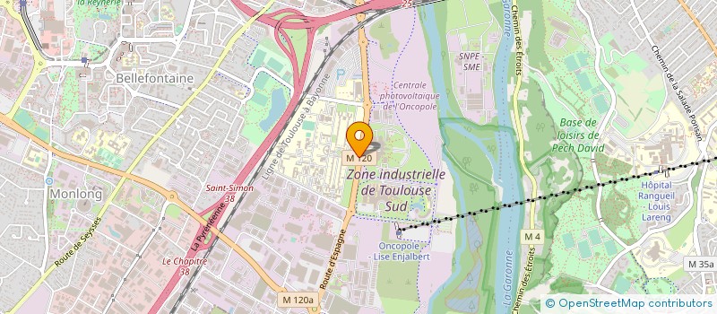 localisation de l'entreprise LIGUE NATIONALE CONTRE LE CANCER à TOULOUSE