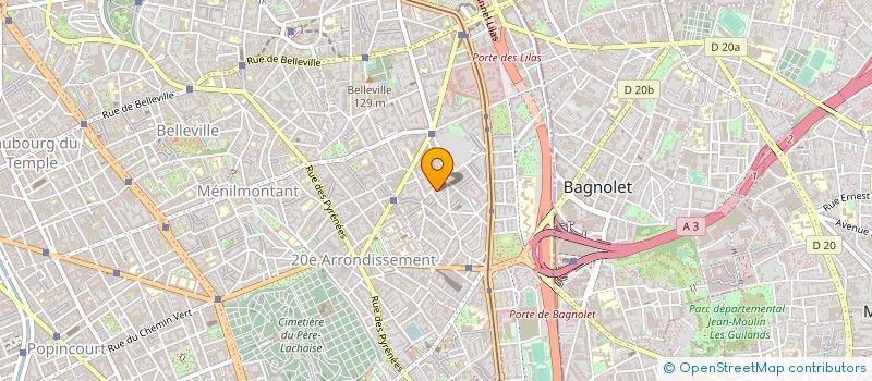 localisation de l'entreprise LIGUE NATIONALE DE CYCLISME  PARIS